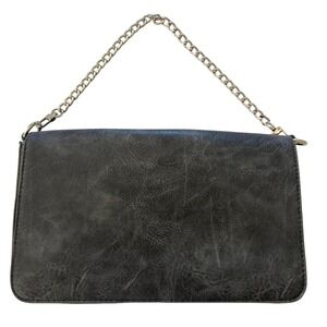Ah-Dorned Vegan  Shoulder Bag‎ with Silver Chain Strap